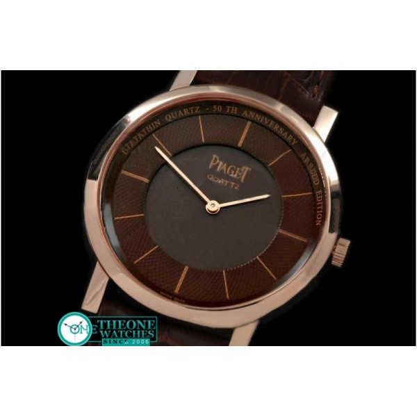 Piaget - Altiplano Ultra Thin RG/LE Brown Jap Quartz