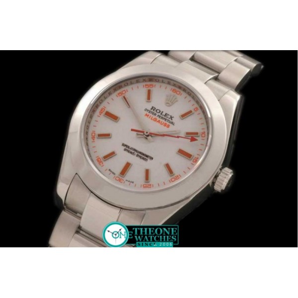 Rolex - 2007 Milguass SS White 40mm Correct Size- Swiss ETA