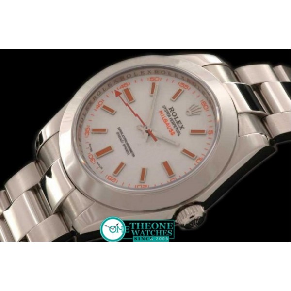 Rolex - 2007 Milguass SS White 40mm Correct Size- Swiss ETA