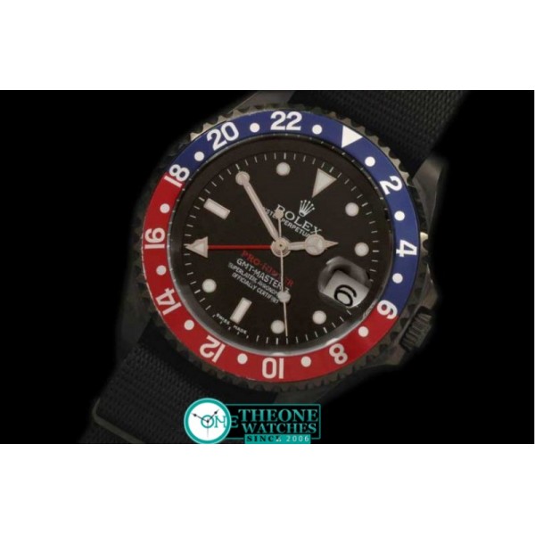 Rolex - Pro Hunter GMT Master II PVD Blue/Red Bezel - Swiss