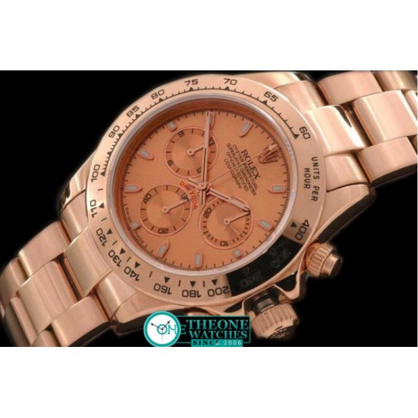 Rolex - 2008 RG/RG Rose Gold Stick A-7750 Sec@6