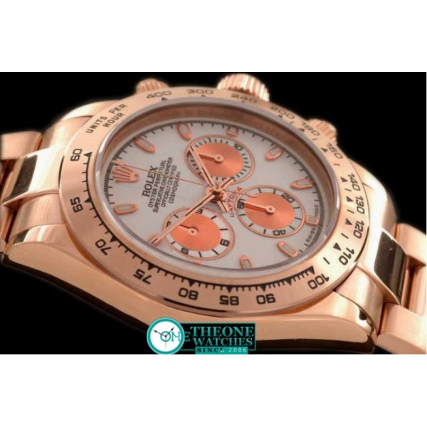 Rolex - 2008 RG/RG White Stick A-7750 Sec@6