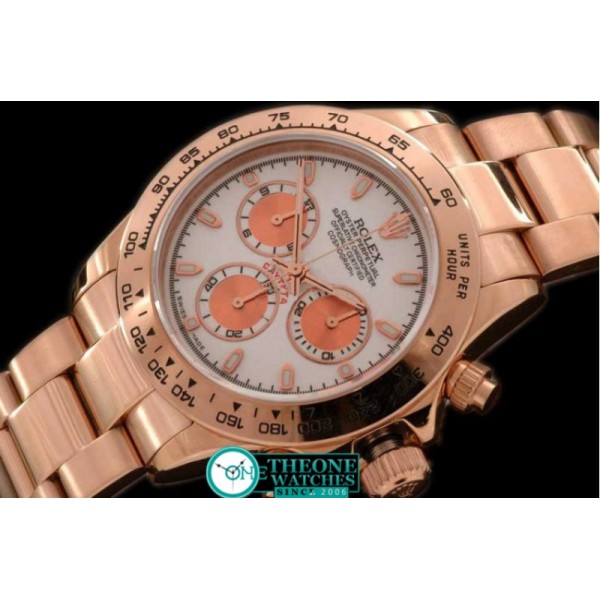 Rolex - 2008 RG/RG White Stick A-7750 Sec@6