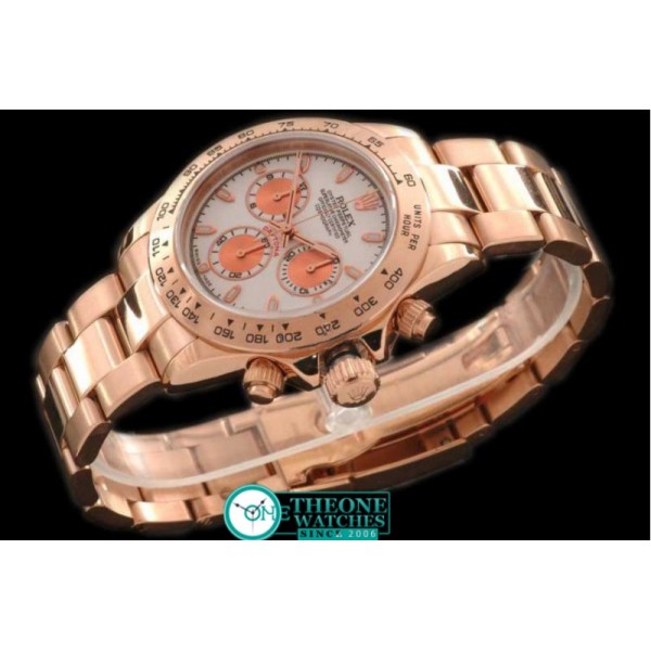 Rolex - 2008 RG/RG White Stick A-7750 Sec@6