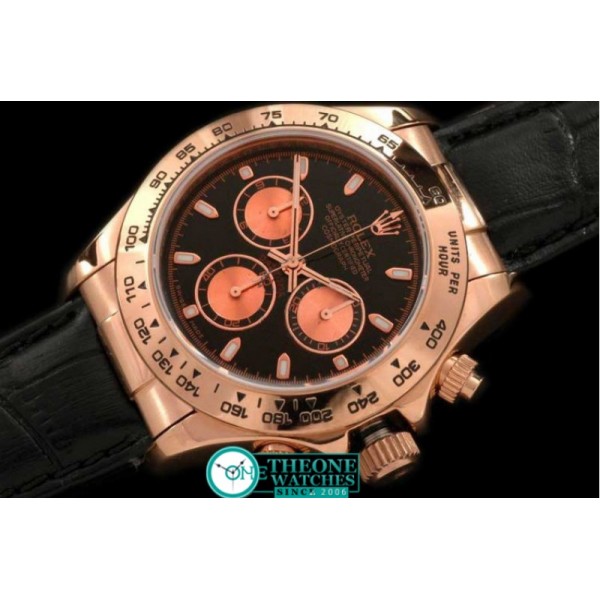 Rolex - 2008 RG/LE Black Stick A-7750 Sec@6