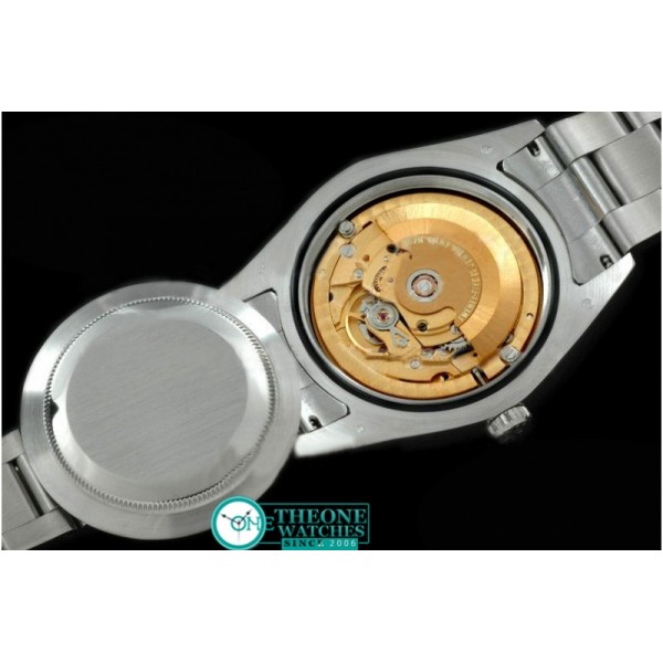 Rolex - SS Oyster Fluted White Blue Num Asian Eta 2836-2 25J