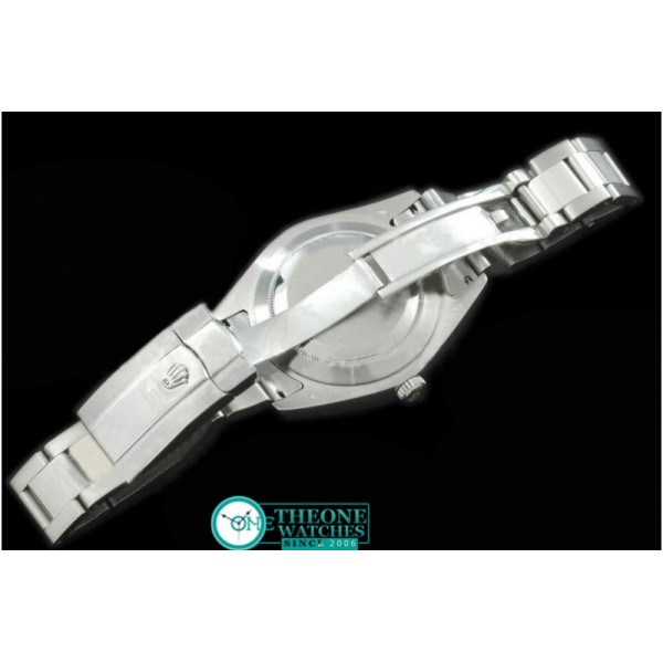 Rolex - SS Oyster Fluted Black Num Asian Eta 2836-2 25J