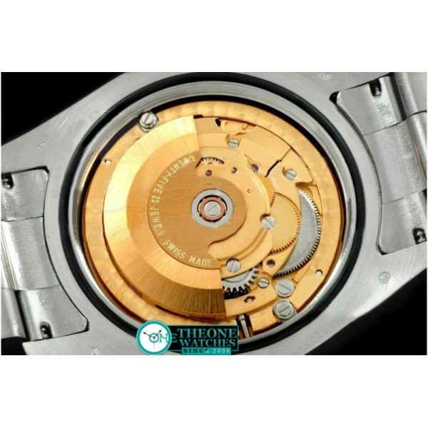 Rolex - SS Oyster Fluted Black Num Asian Eta 2836-2 25J