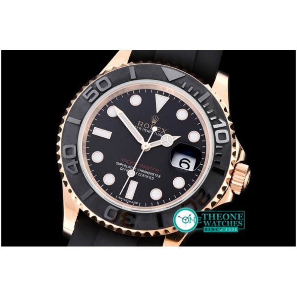 Rolex - YM 2015 Men RG/RU Black JF Mod SA3135