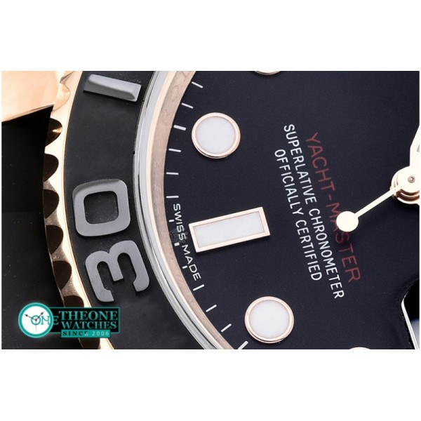 Rolex - YM 2015 Men RG/RU Black JF Mod SA3135