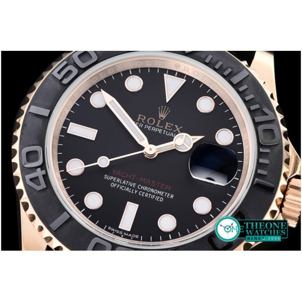 Rolex - YM 2015 Men RG/RU Black JF Mod SA3135