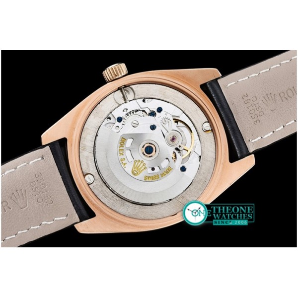 Rolex - Cellini Date RG/LE Black Num Asia 2824