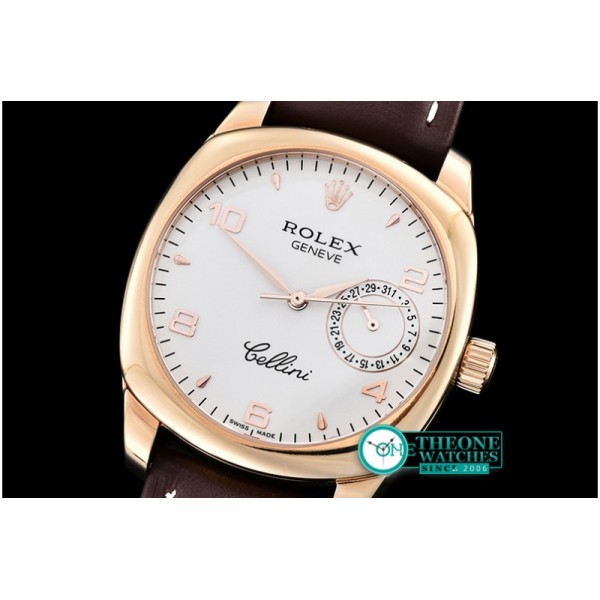 Rolex - Cellini Date RG/LE White Num Asia 2824