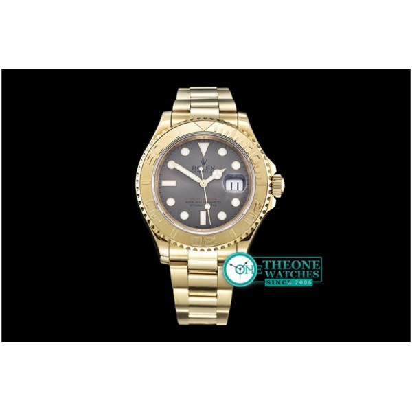 Rolex - YachtMaster Mens YG/YG Grey BP Asia 2836 Mod3135