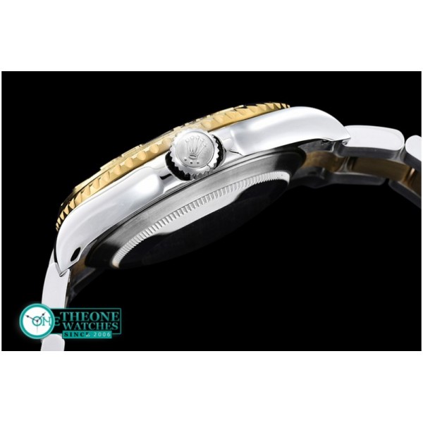 Rolex - YachtMaster Mens YG/SS Grey BP Asia 2836 Mod3135