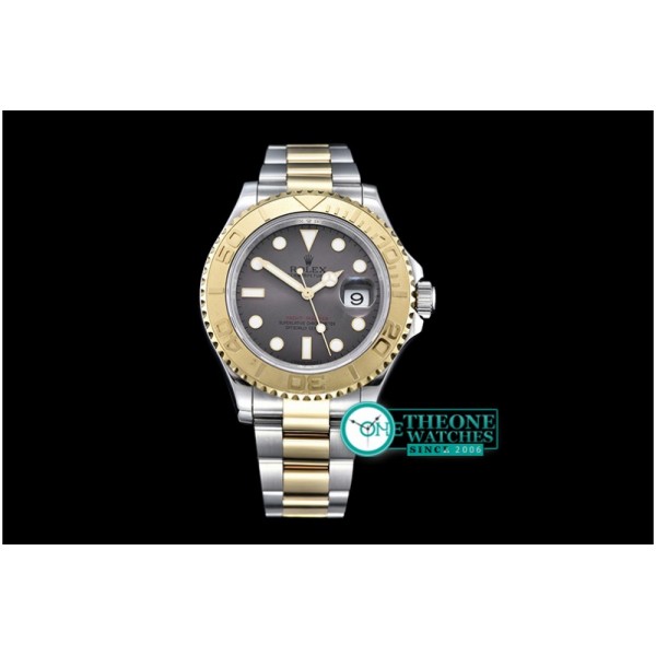Rolex - YachtMaster Mens YG/SS Grey BP Asia 2836 Mod3135