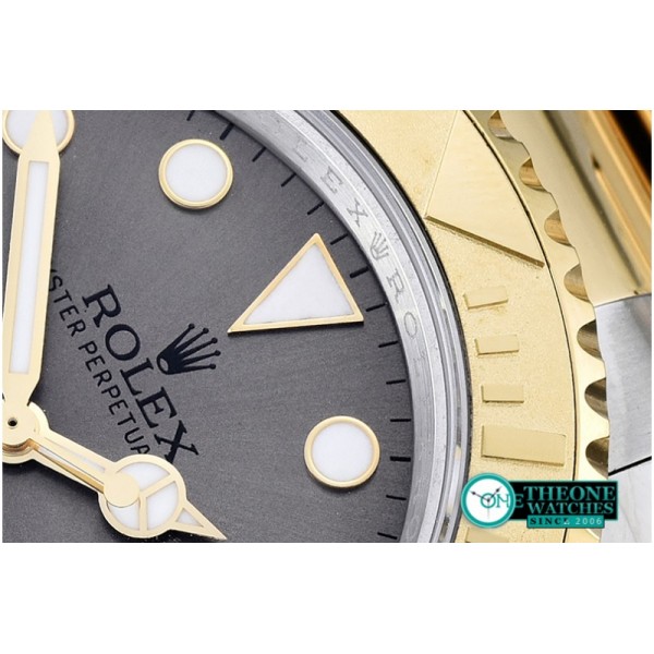 Rolex - YachtMaster Mens YG/SS Grey BP Asia 2836 Mod3135