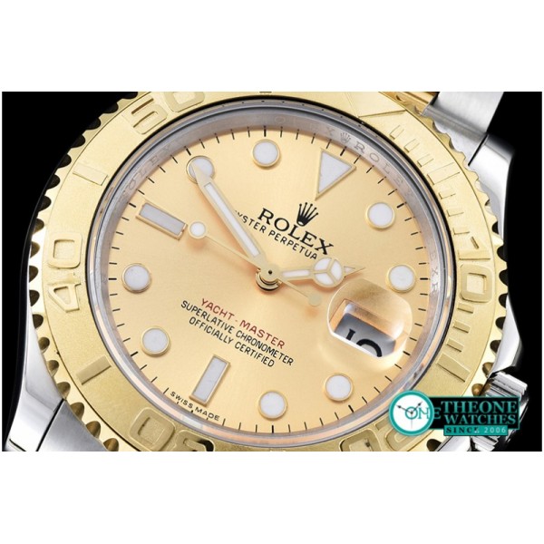 Rolex - YachtMaster Mens YG/SS Gold BP Asia 2836 Mod3135