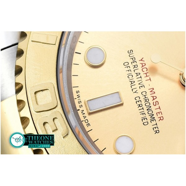 Rolex - YachtMaster Mens YG/SS Gold BP Asia 2836 Mod3135