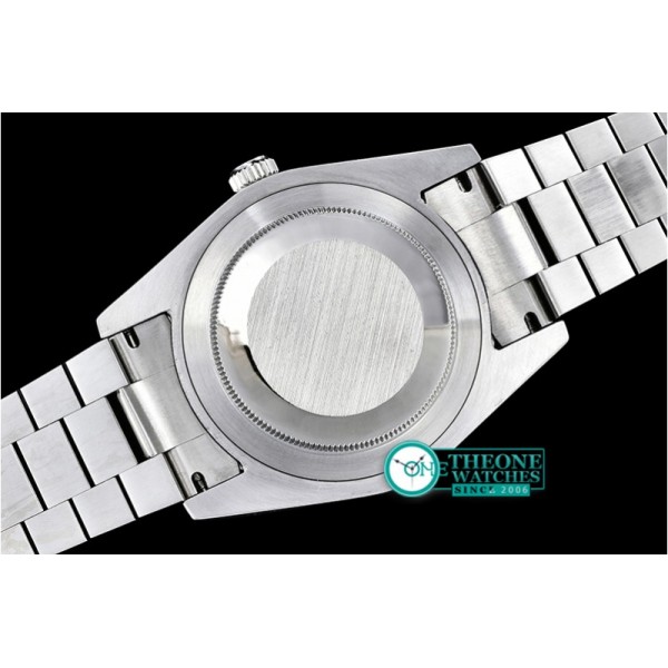 Rolex - DayDate 41mm SS/SS Pres Silver Wht Roman Asia 3255