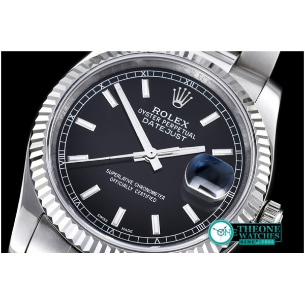 Rolex - DateJust Midsize 31mm SS/SS Black Sticks BP Asia 2836