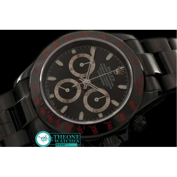 Rolex - Pro Hunter Daytona Red MK1 PVD Black A-7750 28800