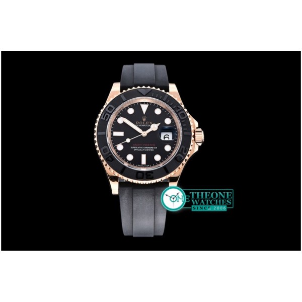 Rolex - YachtMaster 116655 40mm RG/RU Black Noob Asia 2836