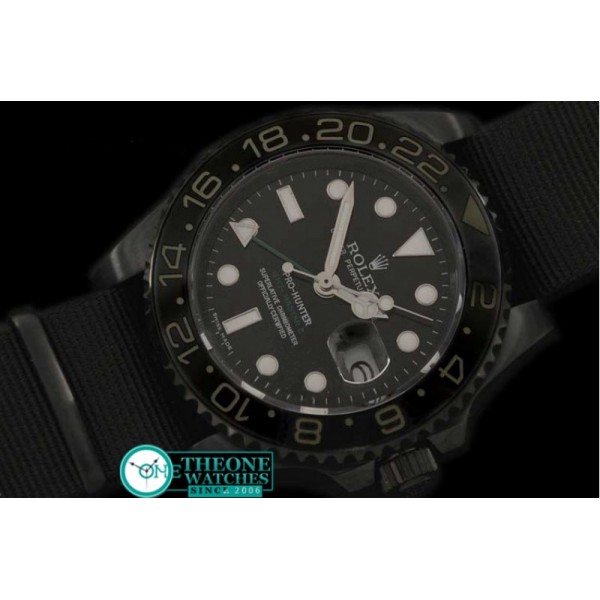 Rolex - Pro Hunter GMT Master II PVD Black Ceramic Bez Swiss 2836