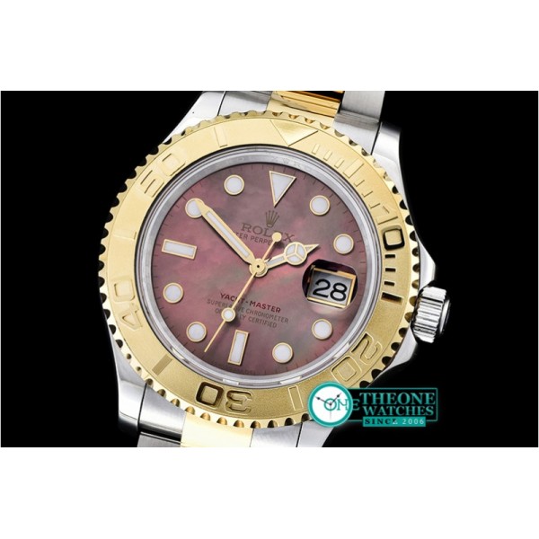 Rolex - YachtMaster YG/SS Tahitian MOP BP MY9015 Mod3135