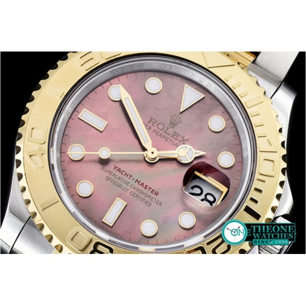 Rolex - YachtMaster YG/SS Tahitian MOP BP MY9015 Mod3135