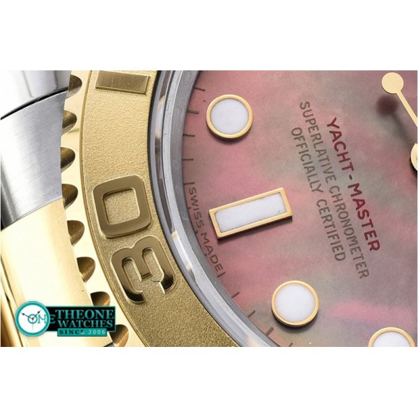 Rolex - YachtMaster YG/SS Tahitian MOP BP MY9015 Mod3135