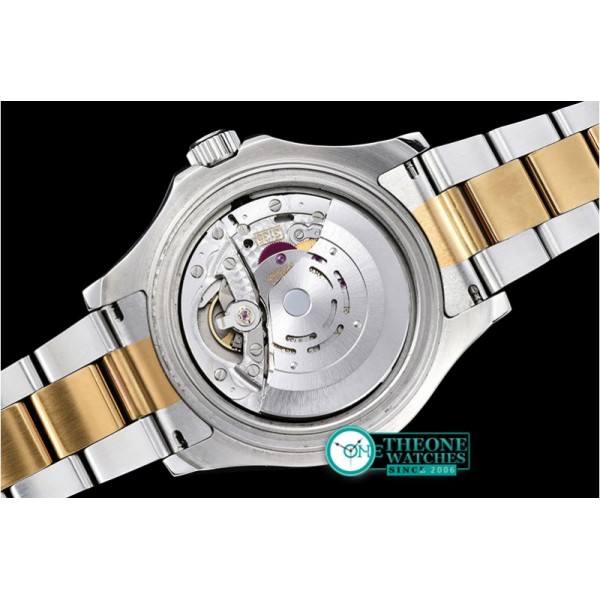 Rolex - YachtMaster YG/SS White/Blk BP MY9015 Mod3135