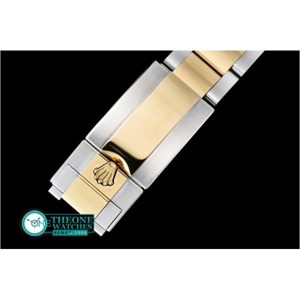 Rolex - YachtMaster YG/SS White/Blk BP MY9015 Mod3135