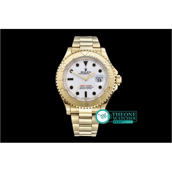 Rolex - YachtMaster YG/YG White/Blk BP MY9015 Mod3135