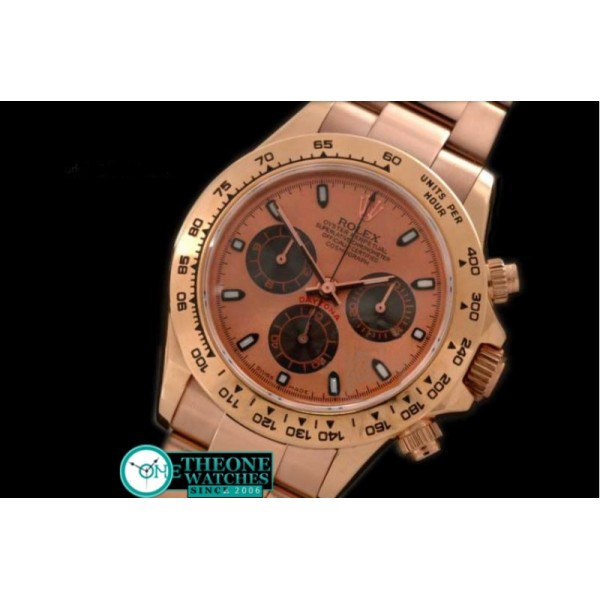 Rolex - 2008 RG/RG Rose Gold Stick A-7750 Sec@6