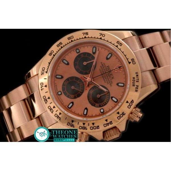 Rolex - 2008 RG/RG Rose Gold Stick A-7750 Sec@6