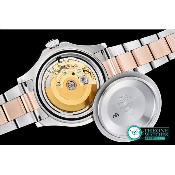 Rolex - YachtMaster Men 18K Wrapped RG/SS Brown BP Swiss 2836