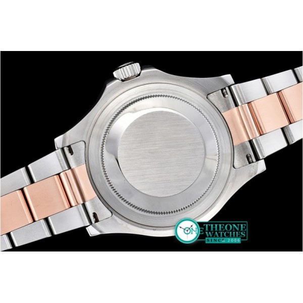 Rolex - YachtMaster Men 18K Wrapped RG/SS Brown BP Swiss 2836