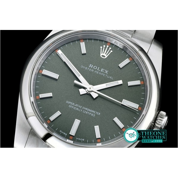 Rolex - Oyster Pert. 39mm 114200 SS/SS Green ANF A2836