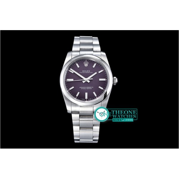 Rolex - Oyster Pert. 39mm 114200 SS/SS Red Grape ANF A2836