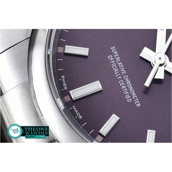 Rolex - Oyster Pert. 39mm 114200 SS/SS Red Grape ANF A2836