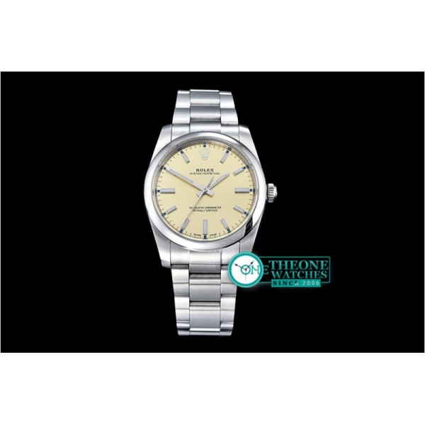 Rolex - Oyster Pert. 39mm 114200 SS/SS Champagne ANF A2836