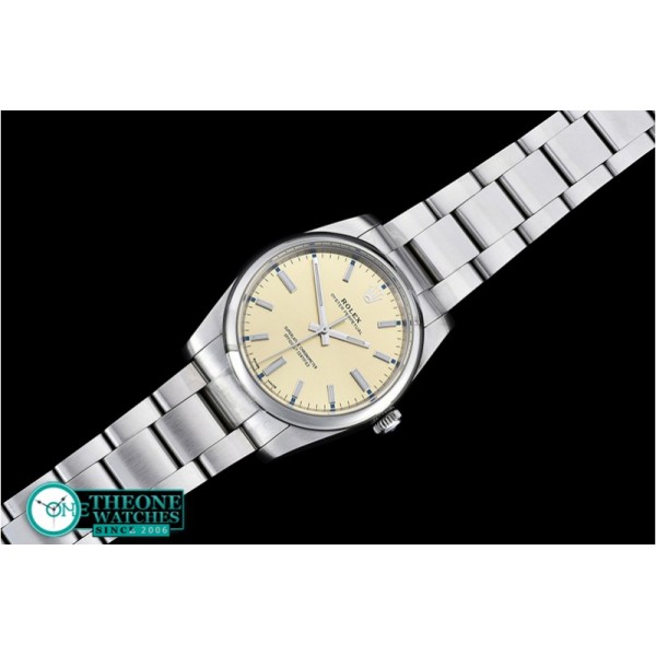 Rolex - Oyster Pert. 39mm 114200 SS/SS Champagne ANF A2836