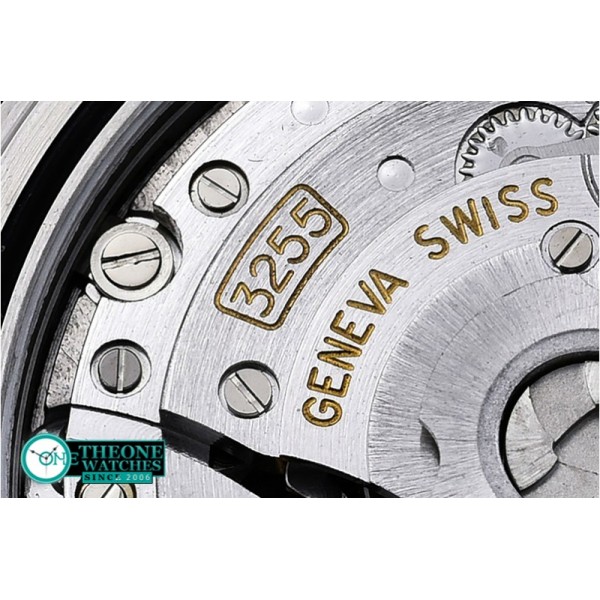 Rolex - DayDate 40mm SS/SS Blue Roman Fluted Noob A3255 Mod