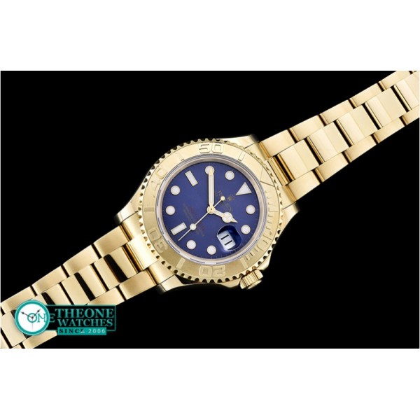 Rolex - YachtMaster Ref.116628 YG/YG Blue BP A3135 Mod