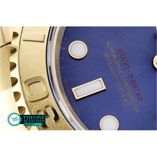 Rolex - YachtMaster Ref.116628 YG/YG Blue BP A3135 Mod