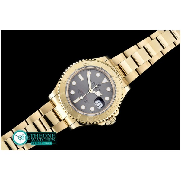 Rolex - YachtMaster Ref.116628 YG/YG Grey BP A3135 Mod