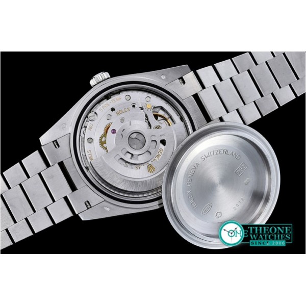 Rolex - DayDate 40mm SS/SS Green Roman Fluted Noob A3255 Mod