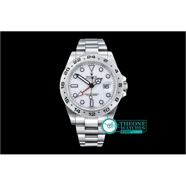 Rolex - Explorer II Ref.216570 SS/SS Wht BP A3187 Mod