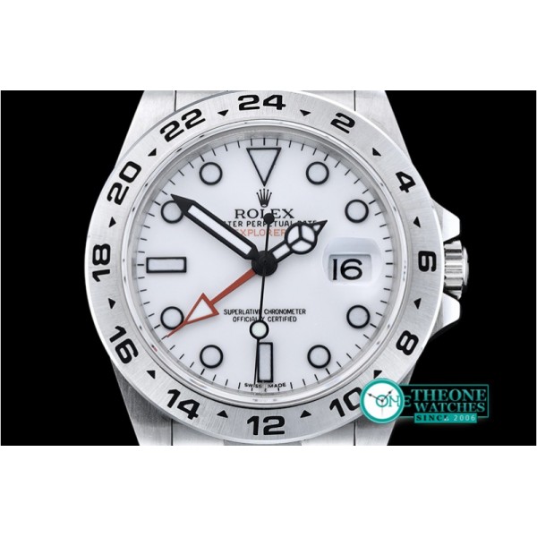 Rolex - Explorer II Ref.216570 SS/SS Wht BP A3187 Mod